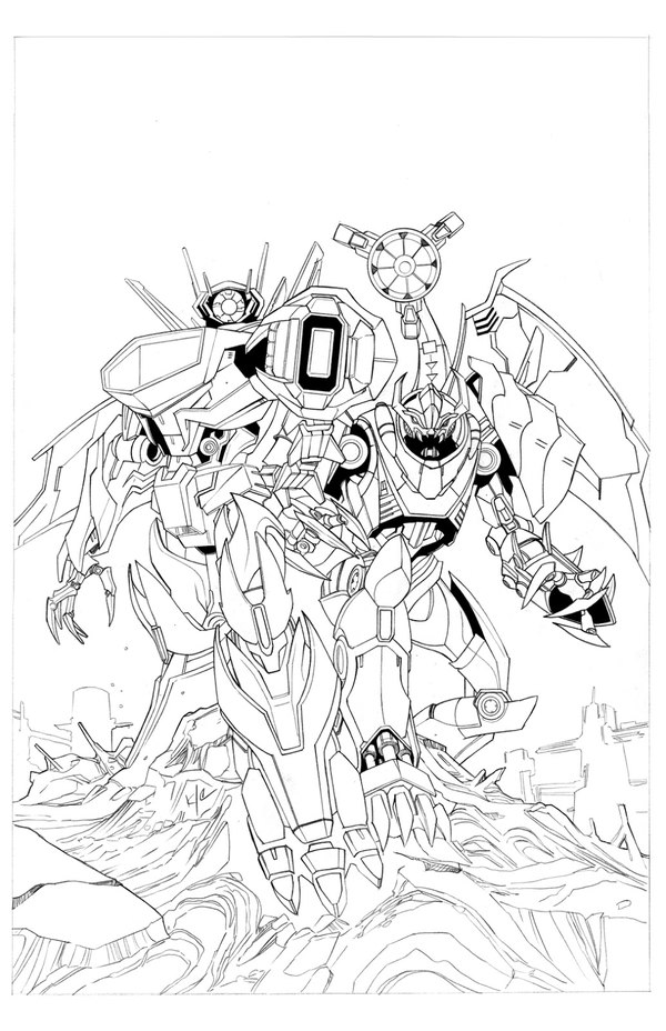 Transformers Prime  Rage Of The Dinobots 3 Comic Shockwave And Unnamed Insecticon Image  (3 of 3)